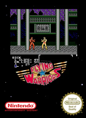 Flying Warriors (USA) (Virtual Console) box cover front